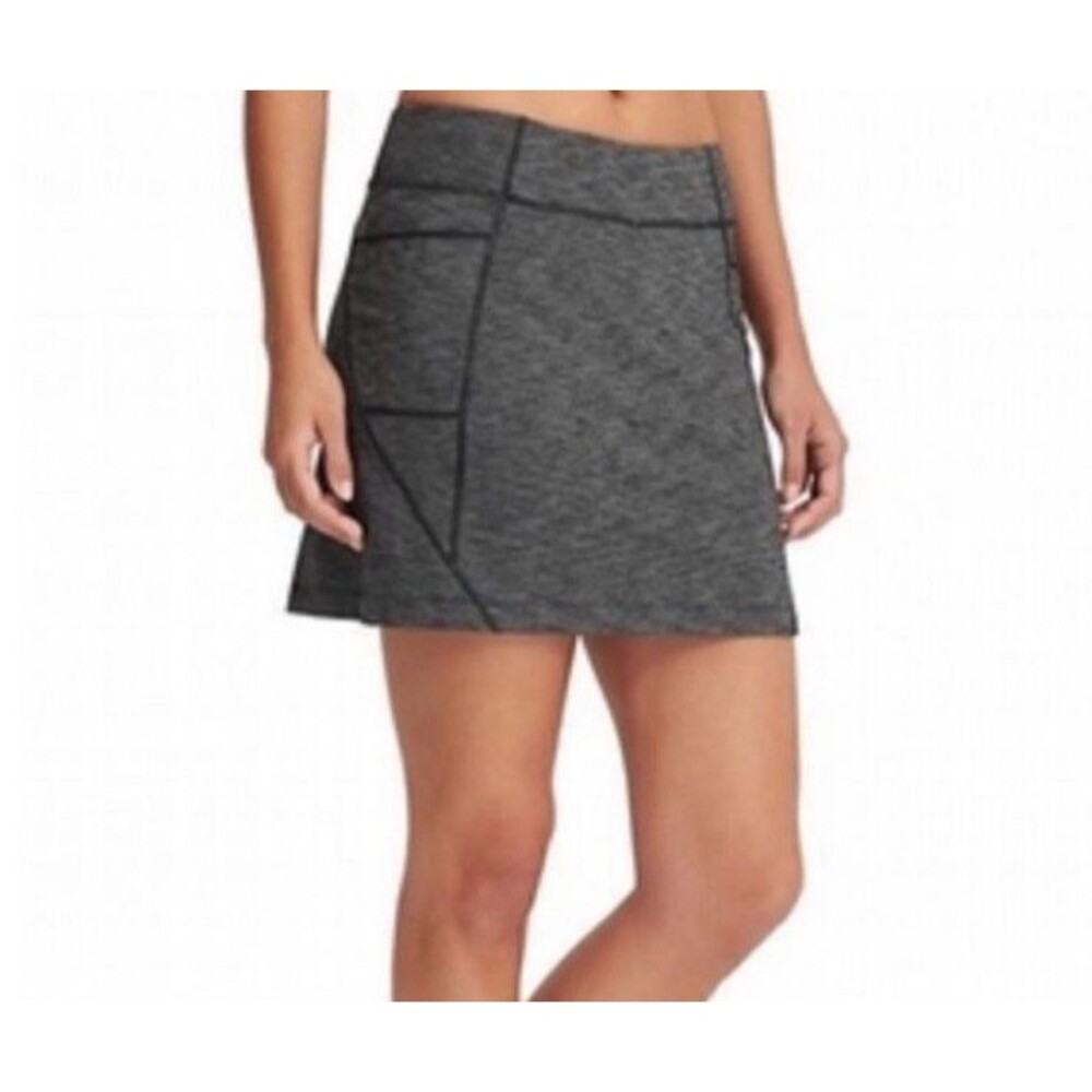 Athleta Excursion Skort Skirt Short Small Gray Hiking Tennis Pickleball Athletic